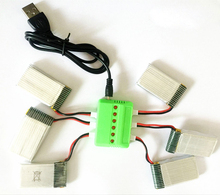 1 to 6 Balance Charging Common Cable parts for V930 V977 V966 Hubsan X4 H107L H107C H107D H109S Syma X5C X5SW X5HW