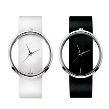 2016 Rushed Sale Fashion Women Watches Quartz Casual Transparent Hollow Dial Leather Wristwatches Watch Relogio Feminino
