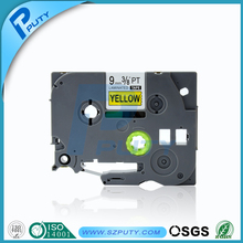 Compatible 9mm black on yellow tz 621 tze-621 tapes cartridge