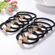 2015 New Gilded cartoon rubber band hair rope A variety of styles Hot sell Free shipping