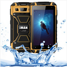 Original Outdoor ip68 Waterproof Mobile Phone iMAN i6800 MTK6582 Quad Core 1GB RAM 8GB ROM 4