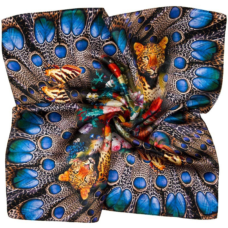 silk-scarf-52cm-09-leopard-butterfly-and-flowers-2