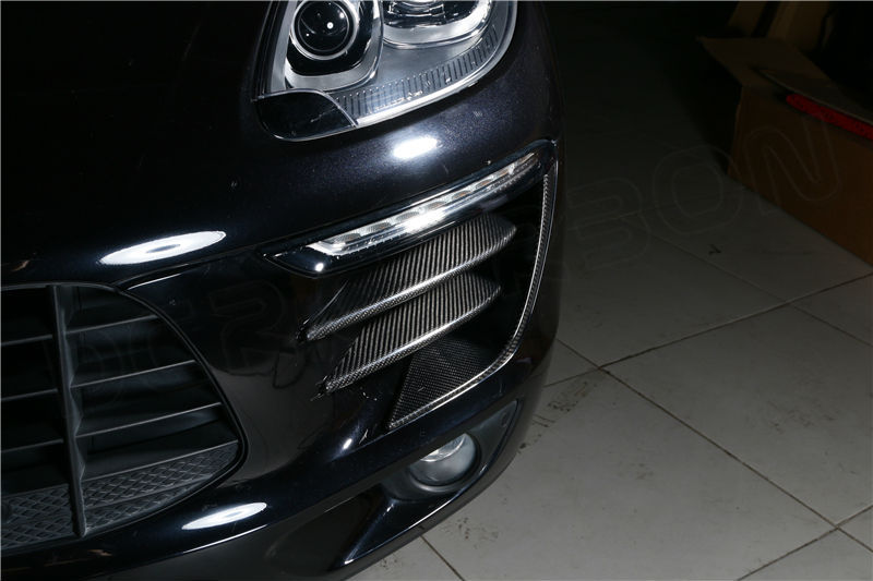 2014 - on Porsche Macan Carbon Fiber Fog Light Cover (3)