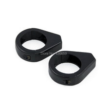 Motorcycle 41mm Black Turn Signal Fork Clamp For Harley Softail Standard FXST 1984 1990 1999 2015