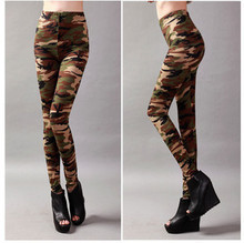 2015 New Personalized Army Camouflage women Leggings summer style Fashion sport legging Hot sell free shipping