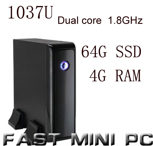 Mini  ITX   Intel 1037U  1,8  4 G RAM 64 G SSD mini 