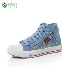 2016 spring women classics casual font b tartan b font Canvas Shoes man lace up platform