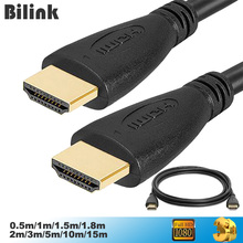 0.5M 1M 1.5M 1.8M 2M 3M 5M 10M 15M 20M High speed Gold Plated Plug Male-Male HDMI Cable 1.4 Version 1080p 3D for HDTV XBOX PS3