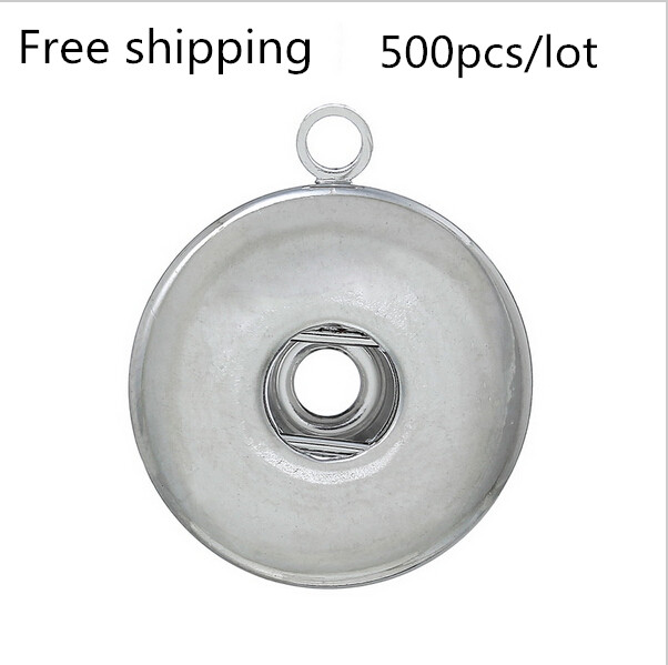 500pcs/lot DIY snaps Pendant snaps necklace fit 18/20mm snap buttons pendant ginger snaps New Fashion Pendant