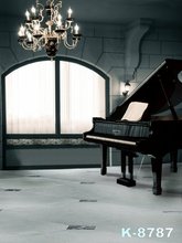 Retro Piano Props Photography Studios Backgrounds Shooting Window Digital Art Fabric Backdrops For Photos fundos para fotografia