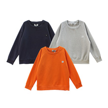 2016 Spring Autumn Acne Studio Raglan Sleeves Square Smiley Coat Solid Color Loose Hoodies Women Tops Couple Clothes