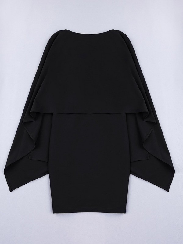 2015-women-high-quality-black-crepe-bandage-dress-with-cape-sleeves-cocktail-dress-wholesale-dropshipping (1)