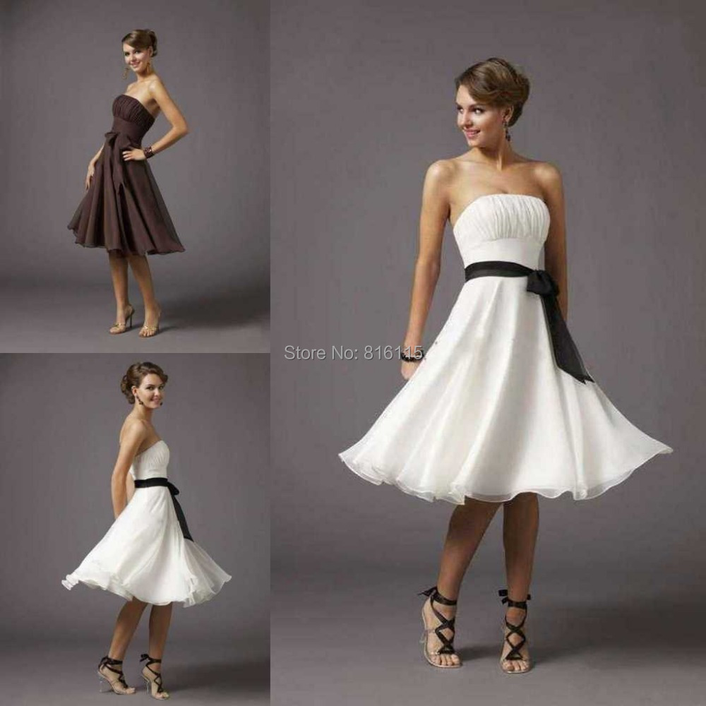 Black And White Dresses For Weddings