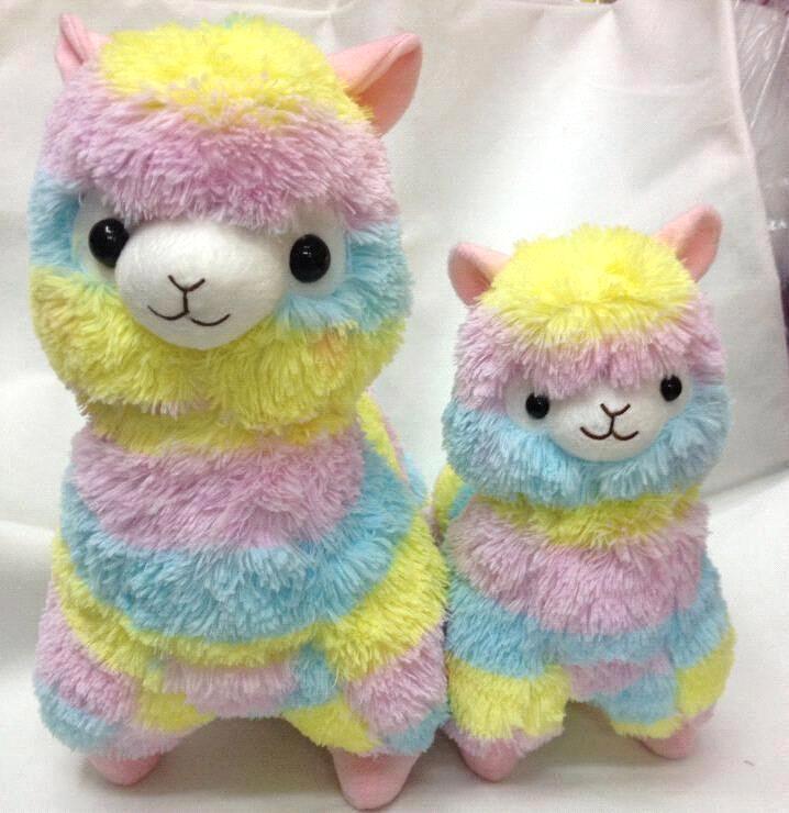 free shipping 1pcs rainbow alpaca plush toy japanese soft free shipping 1pcs rainbow alpaca plush toy japanese soft