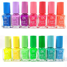 1Pcs The series 20 Color 7ml Fluorescent Neon Luminous Gel Nail Polish for Glow in Dark