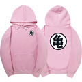 WIPU Good quality Hot Dragonball Hoodies Son Goku Sun Wukong Winter Fleece Mens Sweatshirt Streetwear Pink