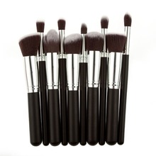 V1NF 15 Colors Contour Cream Makeup Concealer Palette 10pcs Brush Black Silver Free Shipping