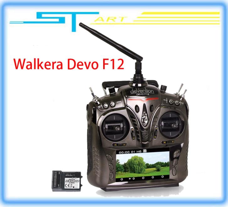 2014 Free shipping Walkera F12 12ch Transmitter with Aluminum Case for FPV RC Quadcopter Drone X350