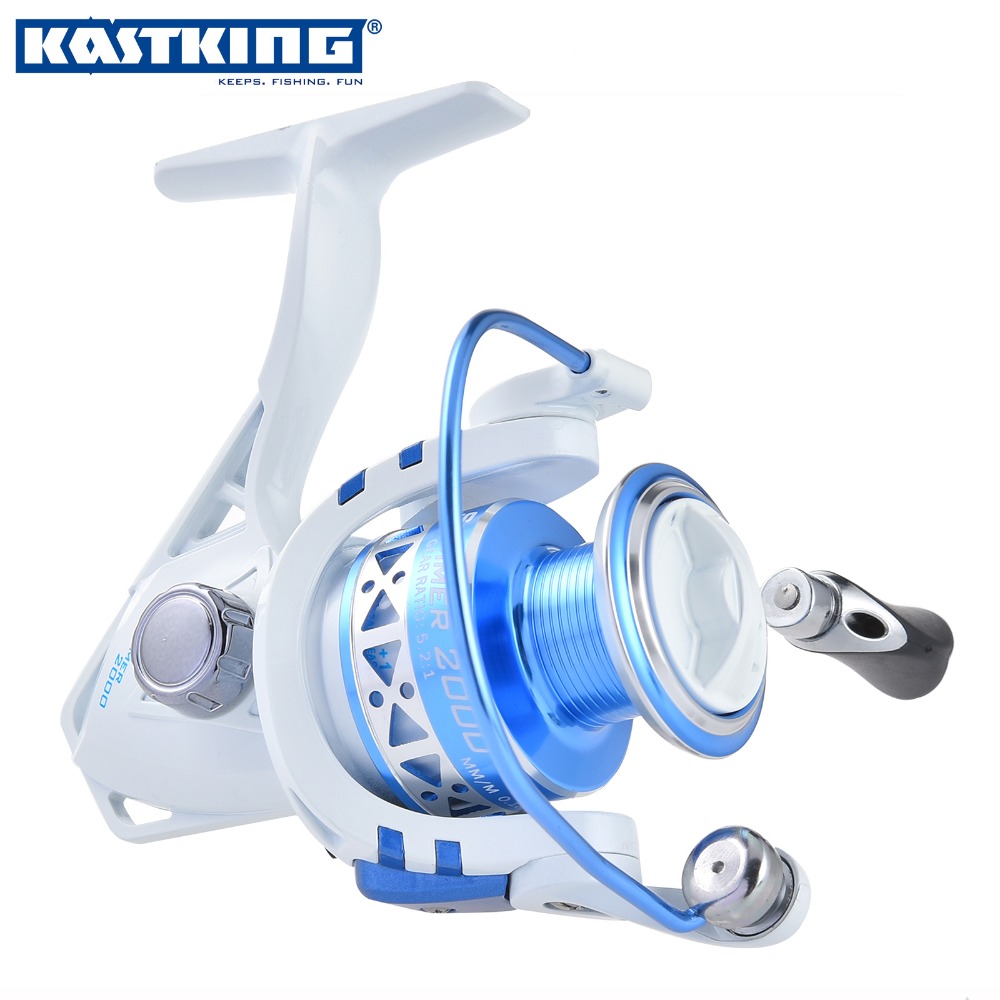 KastKing Summer 4000 Series Open Face 8.5kg/19.0LB Drag Spinning Reel 10 Ball Bearings 5.2:1 Gear Ratio High Speed Fishing Reel