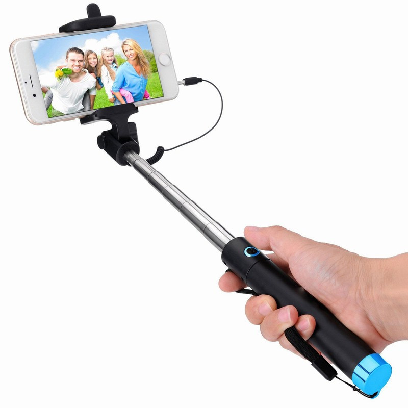 Selfie-Stick-Monopods-Wired-Self-portrait-stick-Foldable-and-Extendable-Self-Stick-for-iPhone6-6s-6plus-5s-SE-5C-5-Samsung-S7-S6-1 (6)