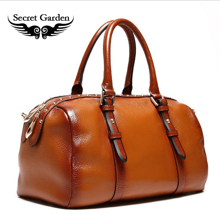 2014-New-100-GENUINE-Leather-Brand-Lady-Italian-Bag-Handbags-Women-Saddly-Vintage-Bag-Messenger ...