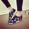 New 2016 fashion autumn spring shoe female women flats shoes women nmd canvas shoes female platform