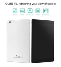 9 7inch Cube T9 4G LTE Phone Call Tablet PC MTK8752 Octa Core IPS Screen 2048x1536