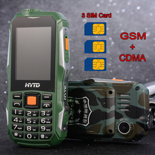 2015 Russian Arabic big Soud dustproof 6800mAh Three SIM Cards dual-bands Tachograph viberation flashlight FM mobile phone P237