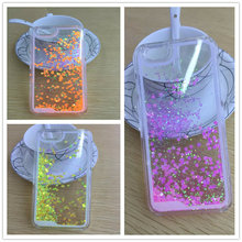 Ultra Thin Clear Back Case For iphone 6 4.7 Liquid Glitter Bling Sand Star Quicksand Mobile Phone Cover