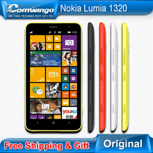 Original nokia lumia 1320 mobile phone 1GB RAM 8GB ROM color White Black orange yellow Camera 5MP Wifi GPS Bluetooth cell phone