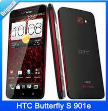 Original HTC Butterfly S 901E Unlocked Mobile Phone 2GB RAM 16GB ROM Quad-Core 5.0″ Screen 4.0MP Camera Cell Phone Free Shipping