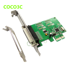 Moschip MCS9901 PCI-e 1 параллельный IEEE 1284 контроллер карты PCI express для DB25 принтера LPT порт Expension адаптер