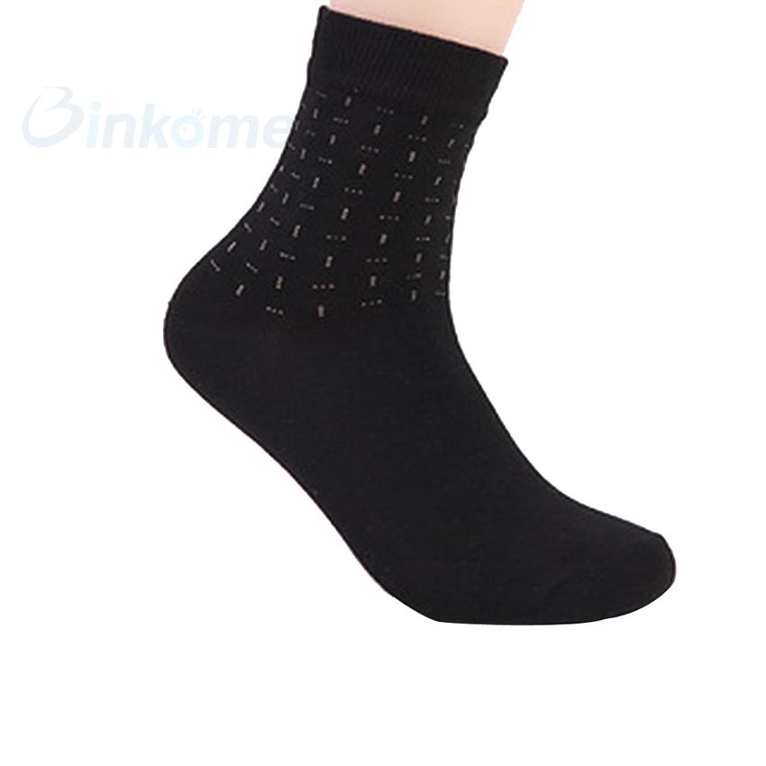 Mens Dress Socks Shoes Cotton Casual Crew Business Socks high quality Fashion Medium Socks One Size