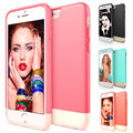 For Apple iPhone 6 6S Plus Shockproof Contrast Color Case Rugged Hybrid Rubber Hard Cover Case