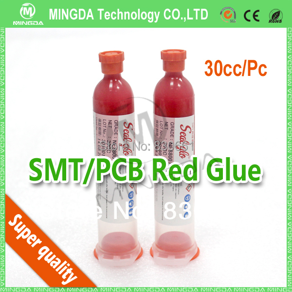 10pcs/ Lot 30cc SMT PCB BGA Seal Red Glue NE 8800T Adhesives Red Glue