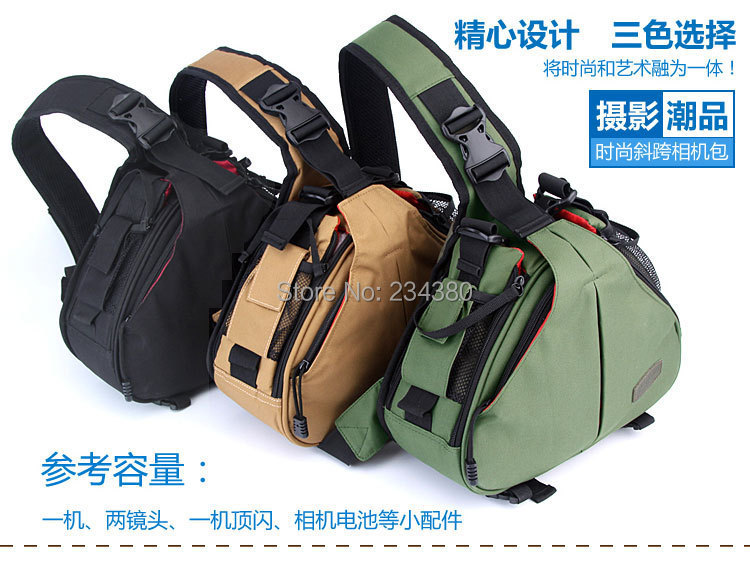Camera Bag Case Caden K1 Shoulder Waterproof Bag Camera Bag Camera strap Video Portable diagonal Triangle Carry Cas