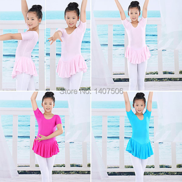 Girl Gymnastics Dance Dress Kids 2 14Y Ballet Tutu Leotard Skirt Skate Dress
