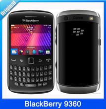 Original Unlocked Curve Apollo Blackberry 9360 Cellphone 5.0MP Camera GPS WiFi Bluetooth 512 MB RAM BlackBerry OS Free Shipping
