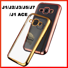 luxury cover case for samsung galaxy J1 J2 J3 J7 J1 ace J5 back soft tpu ultra thin case for samsung J5 J7 J1 cases phone gold