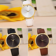 Fantastic Fashion Women Retro Design Leather Band Analog Alloy Quartz Wrist Watch Feida