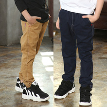 New 2016 spring autumn fashion children solid color navy blue khaki boys pants Children’s clothing spring baby trousers