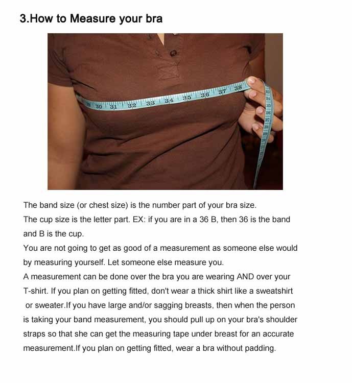 How to measure the bra-sss