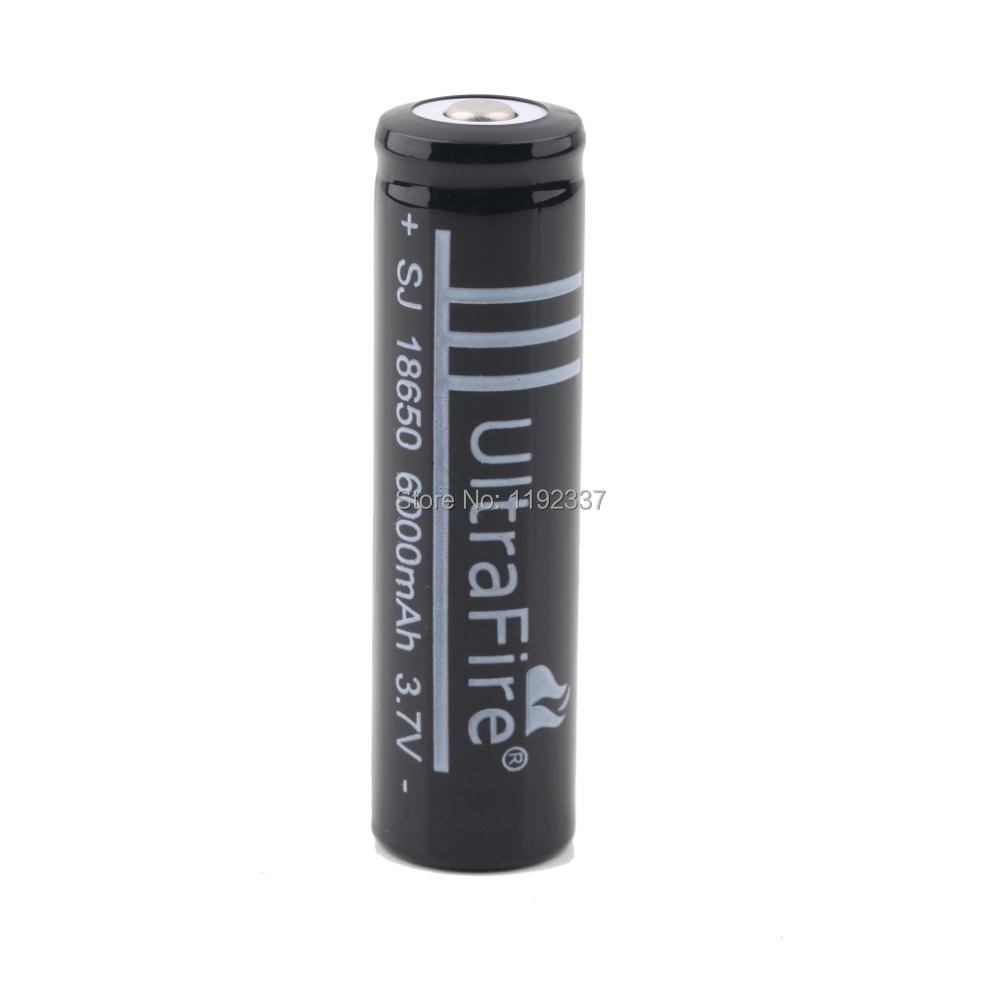 12pcs 6000mAh 18650 3 7V Li ion Rechargeable Battery for Flashlight Hot New 18650 battery free