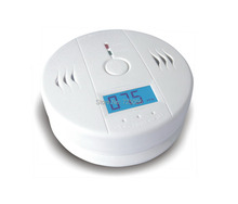 Intellgent CO Carbon Monoxide Poisonous Toxic Smoke Alarm Detector LCD display