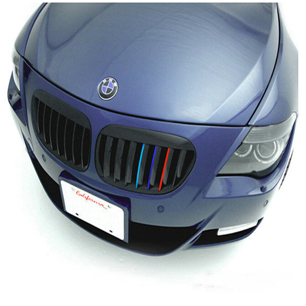 1 pcs 20 x 0 5cm M SPORT 3 COLOR Car styling Front Reflective STRIP DECAL