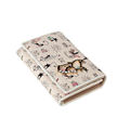 Trendy Exquisite Cartoon Print Wallet Women Fashion Metallic Cat Rhinestone Ornament Korean Style Portable Billfold