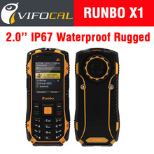 Original Runbo X1 Rugged Phone IP67 Waterproof Dustproof with Walkietalkie 2.0 Inch Screen 2000mAh + Free Shipping – In Stock
