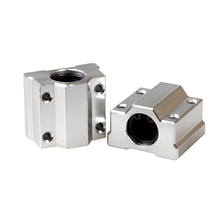 8pcs/lot SC8UU SCS8UU 8mm Linear Motion Ball Bearing Slide Bushing Linear Shaft Slide Block Bushing for CNC 3D Printer Parts