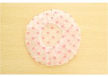 New Fashion Waterproof PVC Shower Cap Cute Transparent Dot Shower Cap for Women Kitchen Bathroom Accessories Free shipping 108