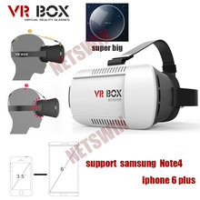2015 Google cardboard HeadMount VR BOX Version VR Virtual Reality Glasses rift 3d movies Games for 3.5″ – 6.0″ Smart Phone